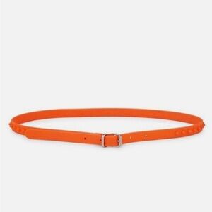 Christian Louboutin Loubi Spikes Rubber Belt